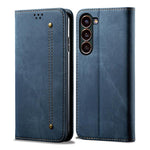 Custodia in pelle flip orizzontale stile casual con texture denim, For Samsung Galaxy S26+ 5G, For Samsung Galaxy S26 Ultra 5G, For Samsung Galaxy S26 5G, For Samsung Galaxy S25 FE 5G, For Samsung Galaxy S25 Edge 5G, For Samsung Galaxy S25 5G