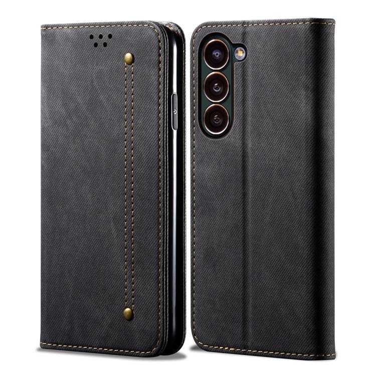 Custodia in pelle flip orizzontale stile casual con texture denim, For Samsung Galaxy S26+ 5G, For Samsung Galaxy S26 Ultra 5G, For Samsung Galaxy S26 5G, For Samsung Galaxy S25 FE 5G, For Samsung Galaxy S25 Edge 5G, For Samsung Galaxy S25 5G