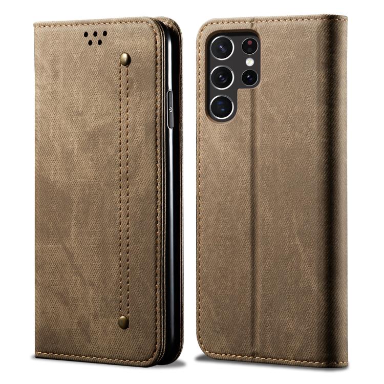 Custodia in pelle flip orizzontale stile casual con texture denim, For Samsung Galaxy S26+ 5G, For Samsung Galaxy S26 Ultra 5G, For Samsung Galaxy S26 5G, For Samsung Galaxy S25 FE 5G, For Samsung Galaxy S25 Edge 5G, For Samsung Galaxy S25 5G
