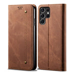Custodia in pelle flip orizzontale stile casual con texture denim, For Samsung Galaxy S26+ 5G, For Samsung Galaxy S26 Ultra 5G, For Samsung Galaxy S26 5G, For Samsung Galaxy S25 FE 5G, For Samsung Galaxy S25 Edge 5G, For Samsung Galaxy S25 5G