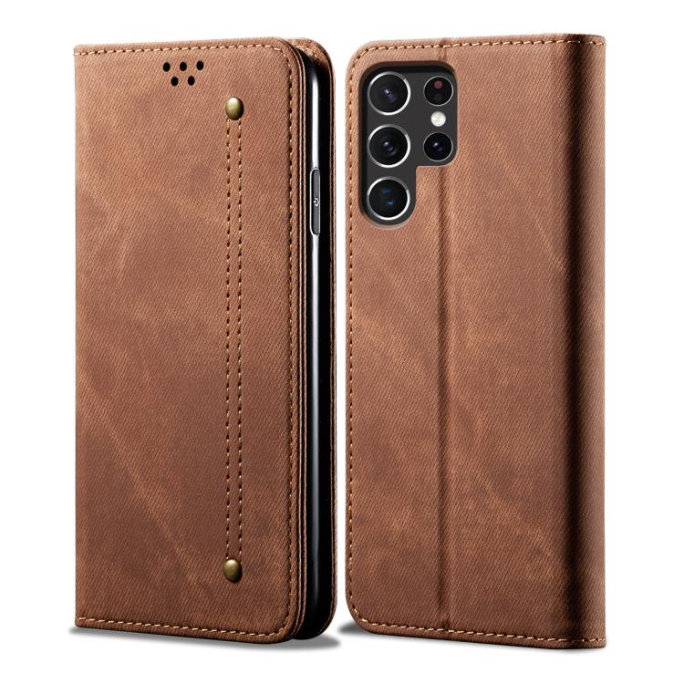 Custodia in pelle flip orizzontale stile casual con texture denim, For Samsung Galaxy S26+ 5G, For Samsung Galaxy S26 Ultra 5G, For Samsung Galaxy S26 5G, For Samsung Galaxy S25 FE 5G, For Samsung Galaxy S25 Edge 5G, For Samsung Galaxy S25 5G