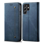 Custodia in pelle flip orizzontale stile casual con texture denim, For Samsung Galaxy S26+ 5G, For Samsung Galaxy S26 Ultra 5G, For Samsung Galaxy S26 5G, For Samsung Galaxy S25 FE 5G, For Samsung Galaxy S25 Edge 5G, For Samsung Galaxy S25 5G