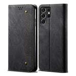 Custodia in pelle flip orizzontale stile casual con texture denim, For Samsung Galaxy S26+ 5G, For Samsung Galaxy S26 Ultra 5G, For Samsung Galaxy S26 5G, For Samsung Galaxy S25 FE 5G, For Samsung Galaxy S25 Edge 5G, For Samsung Galaxy S25 5G
