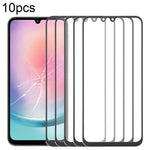 10 pezzi Lente in vetro esterna per schermo frontale con adesivo OCA otticamente trasparente, For Samsung Galaxy F15 SM-E156B, For Samsung Galaxy A15 5G SM-A156B, For Samsung Galaxy A55 SM-A556B, For Samsung Galaxy A35 SM-A356B