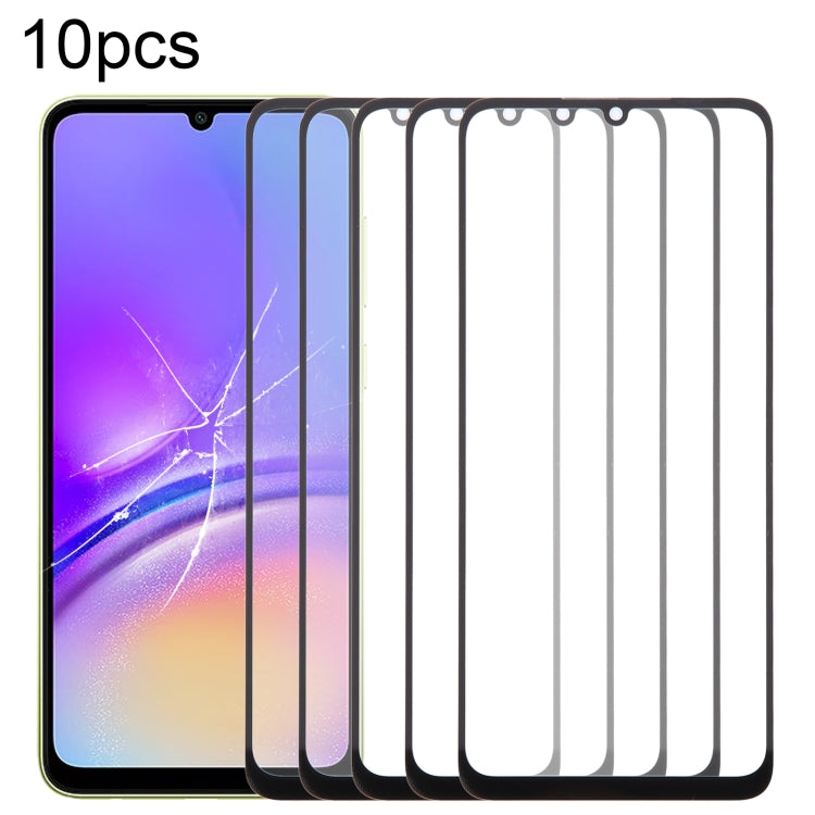 10pcs Front Screen Outer Glass Lens with OCA Adhesive Optically Clear, For Samsung Galaxy F15 SM-E156B, For Samsung Galaxy A15 5G SM-A156B, For Samsung Galaxy A55 SM-A556B, For Samsung Galaxy A35 SM-A356B