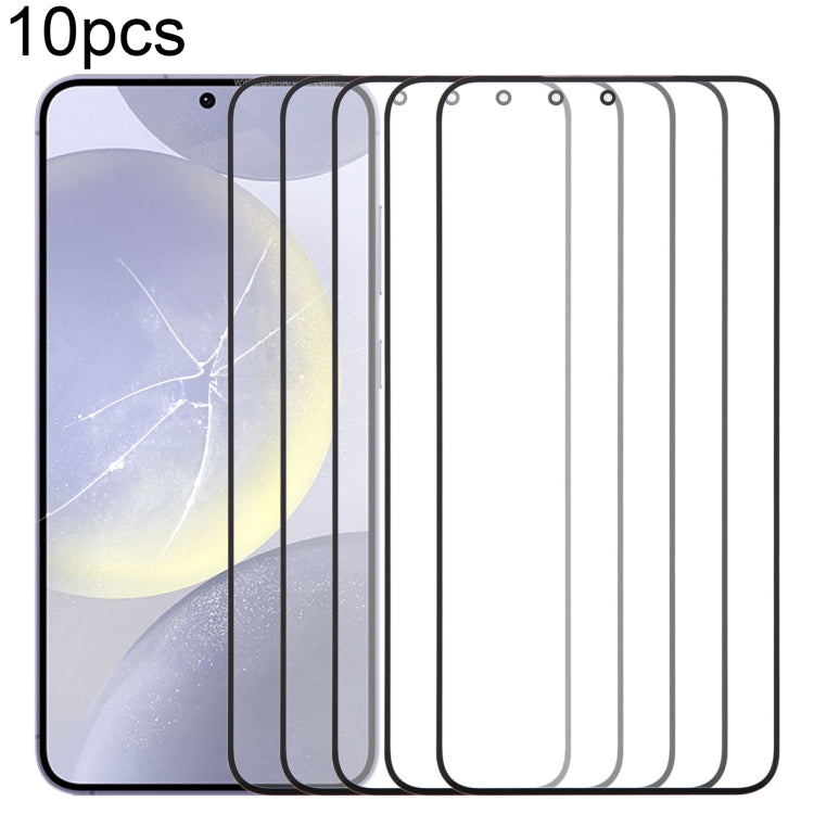 10 pezzi Lente in vetro esterna per schermo frontale con adesivo OCA otticamente trasparente, For Samsung Galaxy F15 SM-E156B, For Samsung Galaxy A15 5G SM-A156B, For Samsung Galaxy A55 SM-A556B, For Samsung Galaxy A35 SM-A356B