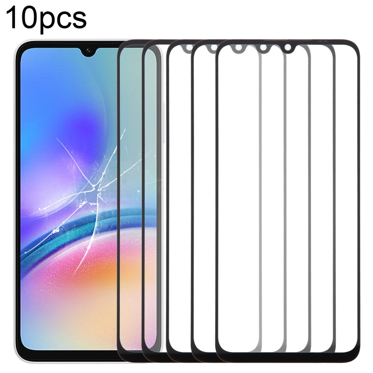 10pcs Front Screen Outer Glass Lens with OCA Adhesive Optically Clear, For Samsung Galaxy F15 SM-E156B, For Samsung Galaxy A15 5G SM-A156B, For Samsung Galaxy A55 SM-A556B, For Samsung Galaxy A35 SM-A356B