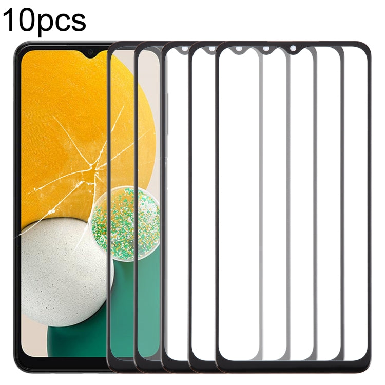 10pcs Front Screen Outer Glass Lens with OCA Adhesive Optically Clear, For Samsung Galaxy F15 SM-E156B, For Samsung Galaxy A15 5G SM-A156B, For Samsung Galaxy A55 SM-A556B, For Samsung Galaxy A35 SM-A356B