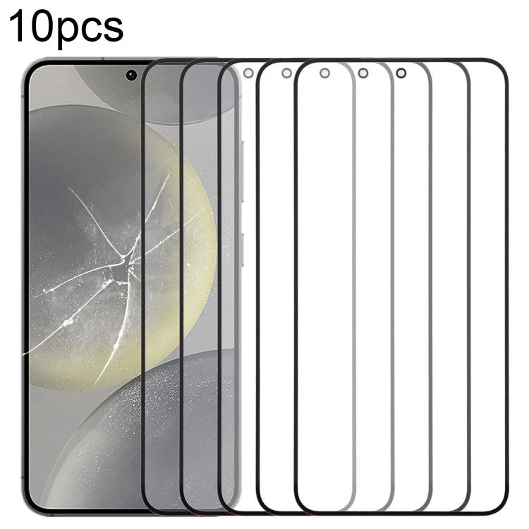 10pcs Front Screen Outer Glass Lens with OCA Adhesive Optically Clear, For Samsung Galaxy F15 SM-E156B, For Samsung Galaxy A15 5G SM-A156B, For Samsung Galaxy A55 SM-A556B, For Samsung Galaxy A35 SM-A356B