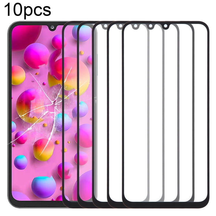 10pcs Front Screen Outer Glass Lens with OCA Adhesive Optically Clear, For Samsung Galaxy F15 SM-E156B, For Samsung Galaxy A15 5G SM-A156B, For Samsung Galaxy A55 SM-A556B, For Samsung Galaxy A35 SM-A356B