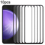 10 pezzi Lente in vetro esterna per schermo frontale con adesivo OCA otticamente trasparente, For Samsung Galaxy F15 SM-E156B, For Samsung Galaxy A15 5G SM-A156B, For Samsung Galaxy A55 SM-A556B, For Samsung Galaxy A35 SM-A356B