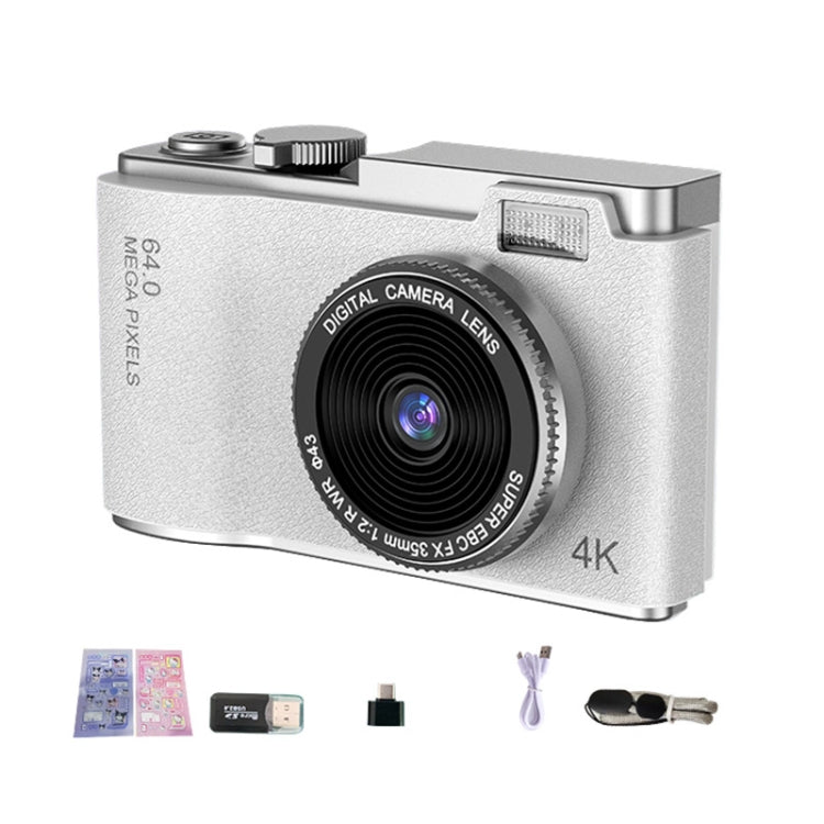 LK003 Fotocamera retrò per bambini con doppia lente 4K HD CCD da 2,4 pollici, LK003