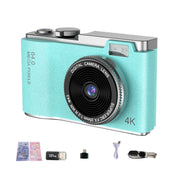 LK003 Fotocamera retrò per bambini con doppia lente 4K HD CCD da 2,4 pollici, LK003