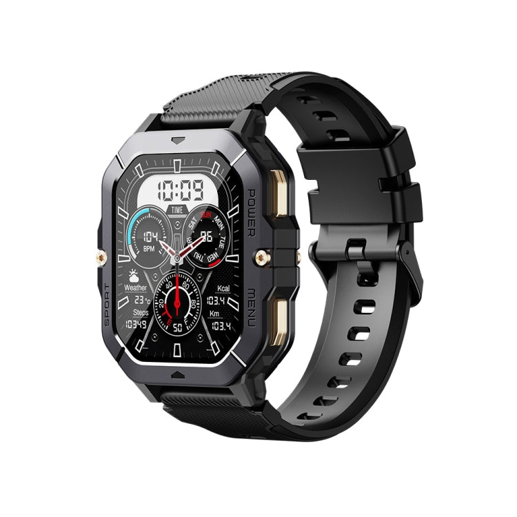 LEMFO C28 Smart Watch sportivo da 2,02 pollici, supporto Bluetooth per chiamate/notifica messaggi/frequenza cardiaca/monitoraggio della pressione sanguigna