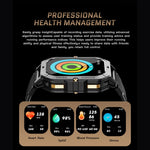LEMFO C28 Smart Watch sportivo da 2,02 pollici, supporto Bluetooth per chiamate/notifica messaggi/frequenza cardiaca/monitoraggio della pressione sanguigna