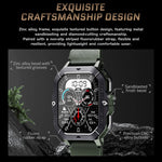 LEMFO C28 Smart Watch sportivo da 2,02 pollici, supporto Bluetooth per chiamate/notifica messaggi/frequenza cardiaca/monitoraggio della pressione sanguigna