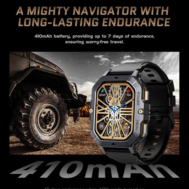 LEMFO C28 Smart Watch sportivo da 2,02 pollici, supporto Bluetooth per chiamate/notifica messaggi/frequenza cardiaca/monitoraggio della pressione sanguigna