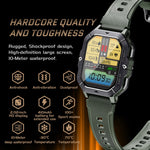 LEMFO C28 Smart Watch sportivo da 2,02 pollici, supporto Bluetooth per chiamate/notifica messaggi/frequenza cardiaca/monitoraggio della pressione sanguigna