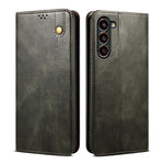 Custodia per telefono in pelle con texture Crazy Horse in cera d'olio, For Samsung Galaxy S25+ 5G, For Samsung Galaxy S25 Ultra 5G, For Samsung Galaxy S24 FE 5G, For Samsung Galaxy S24 Ultra 5G, For Samsung Galaxy S24+ 5G