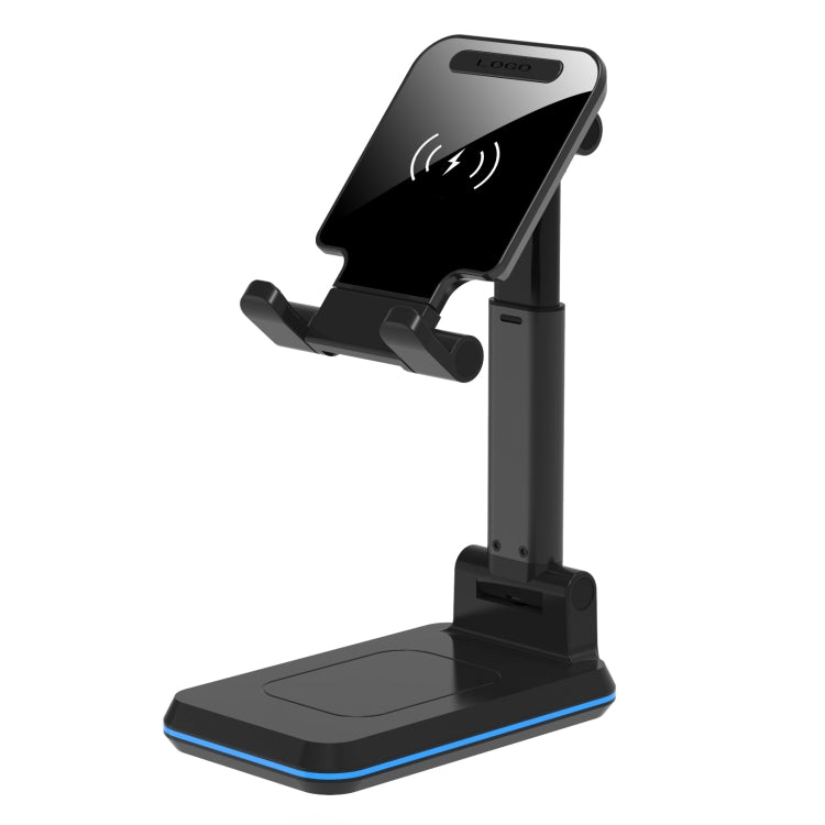 Caricabatterie wireless portatile 2 in 1 T6 con supporto pieghevo