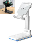 Caricabatterie wireless portatile 2 in 1 T6 con supporto pieghevo
