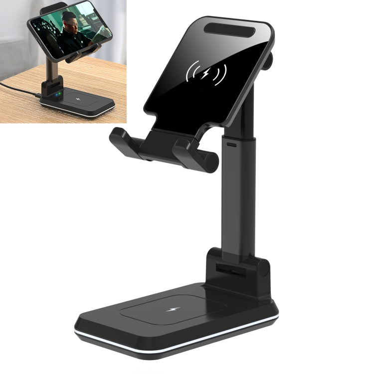 Caricabatterie wireless portatile 2 in 1 T6 con supporto pieghevo