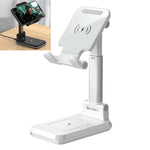 Caricabatterie wireless portatile 2 in 1 T6 con supporto pieghevo