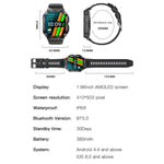 LEMFO K61 Pro 1.96 pollici BT5.0 Sport Smart Watch, supporta chiamate Bluetooth / sonno / ossigeno nel sangue / frequenza cardiaca / monitoraggio della pressione sanguigna