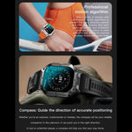 LEMFO K61 Pro 1.96 pollici BT5.0 Sport Smart Watch, supporta chiamate Bluetooth / sonno / ossigeno nel sangue / frequenza cardiaca / monitoraggio della pressione sanguigna