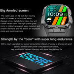 LEMFO K61 Pro 1.96 pollici BT5.0 Sport Smart Watch, supporta chiamate Bluetooth / sonno / ossigeno nel sangue / frequenza cardiaca / monitoraggio della pressione sanguigna