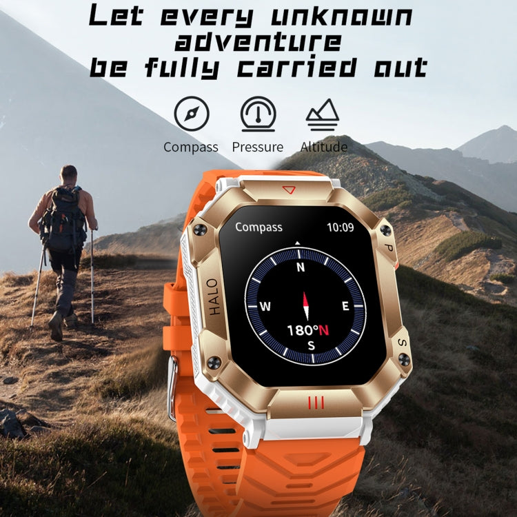 LEMFO KR80 2.0 pollici BT5.1 IP67 Sport Smart Watch, supporta chiamate Bluetooth / sonno / ossigeno nel sangue / frequenza cardiaca / monitoraggio della pressione sanguigna