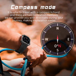 LEMFO KR80 2.0 pollici BT5.1 IP67 Sport Smart Watch, supporta chiamate Bluetooth / sonno / ossigeno nel sangue / frequenza cardiaca / monitoraggio della pressione sanguigna