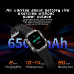 LEMFO KR80 2.0 pollici BT5.1 IP67 Sport Smart Watch, supporta chiamate Bluetooth / sonno / ossigeno nel sangue / frequenza cardiaca / monitoraggio della pressione sanguigna
