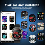 LEMFO KR80 2.0 pollici BT5.1 IP67 Sport Smart Watch, supporta chiamate Bluetooth / sonno / ossigeno nel sangue / frequenza cardiaca / monitoraggio della pressione sanguigna