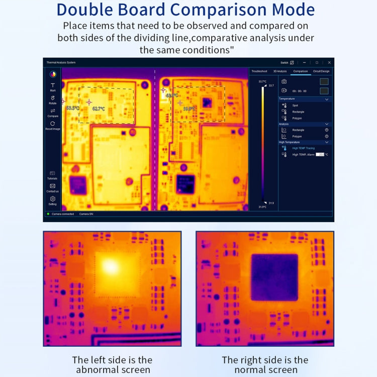 Infrared Thermal Image Analyzer Motherboard Chip Rapid Diagnosis Device