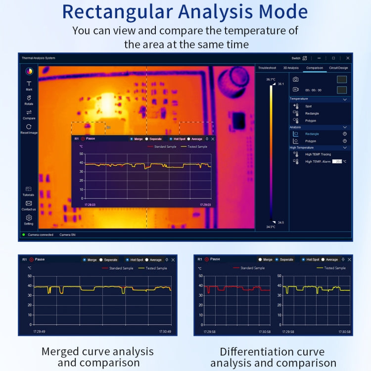 Infrared Thermal Image Analyzer Motherboard Chip Rapid Diagnosis Device