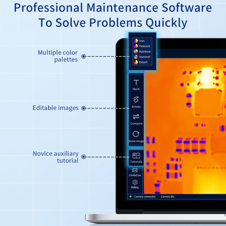 Infrared Thermal Image Analyzer Motherboard Chip Rapid Diagnosis Device