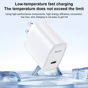 Caricabatterie Yesido YC11U 20W PD USB-C / Type-C a ricarica rapida, YC11U