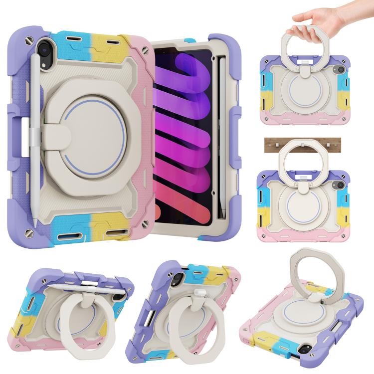 Custodia tablet in silicone con supporto per iPad mini 6 e iPad 1