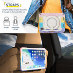 Custodia per tablet in silicone con supporto girevole portatile Armor con slot per penna, For iPad mini 6 / mini 2024, For iPad 2022, For iPad 10.2 2019 / 2020 / 2021