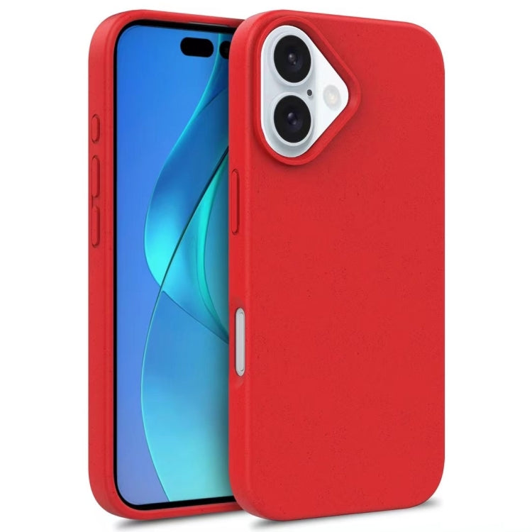 Custodia per telefono in TPU di paglia di grano, For iPhone 16 Pro, For iPhone 16 Plus, For iPhone 16