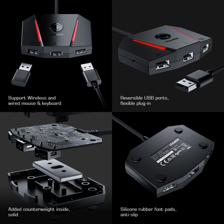 GameSir LeadJoy VX2 AimBox Convertitore tastiera mouse console di gioco per Xbox / PS4 / PS5
