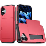 Custodia antiurto per telefono con slot per carte, For iPhone 16 Plus, For iPhone 16