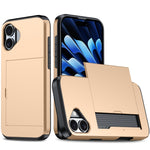 Custodia antiurto per telefono con slot per carte, For iPhone 16 Plus, For iPhone 16