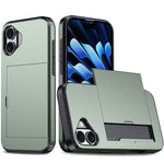 Custodia antiurto per telefono con slot per carte, For iPhone 16 Plus, For iPhone 16