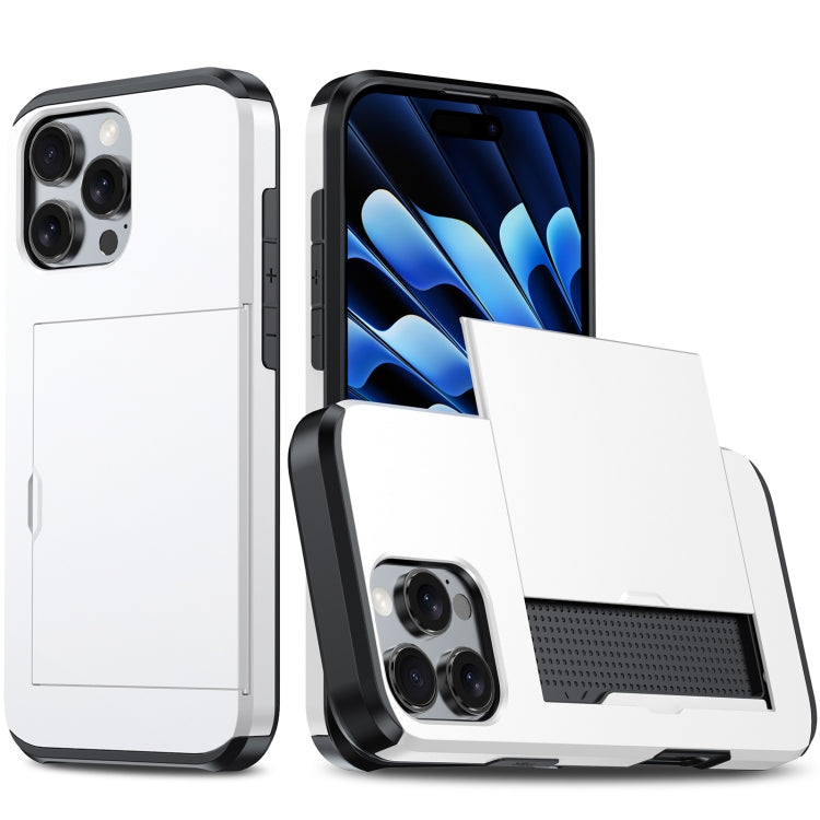 Custodia antiurto per telefono con slot per carte, For iPhone 16 Pro Max, For iPhone 16 Pro