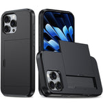 Custodia antiurto per telefono con slot per carte, For iPhone 16 Pro Max, For iPhone 16 Pro