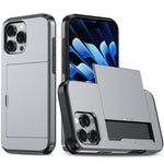 Custodia antiurto per telefono con slot per carte, For iPhone 16 Pro Max, For iPhone 16 Pro