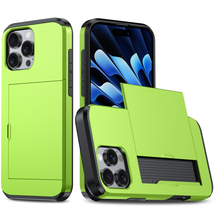 Custodia antiurto per telefono con slot per carte, For iPhone 16 Pro Max, For iPhone 16 Pro