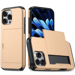 Custodia antiurto per telefono con slot per carte, For iPhone 16 Pro Max, For iPhone 16 Pro